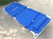 Gwely Gwersyll Plygwch gyda Matres