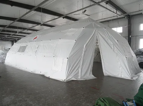 Pabell Feddygol Argyfwng Gwyn I 20 o Bersonau